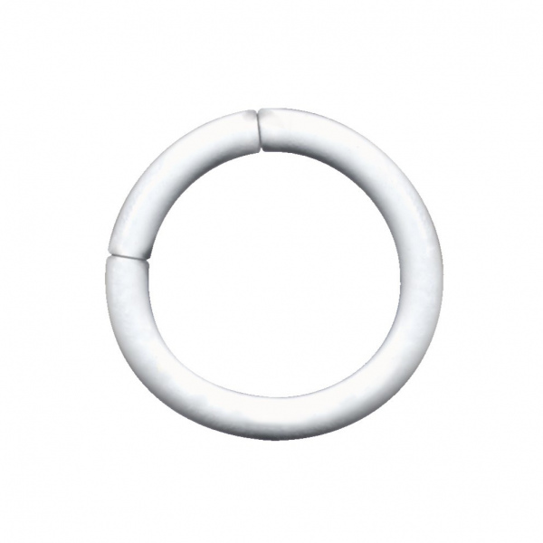 Segmentring Chirurgenstahl Piercing Ring Weiss
