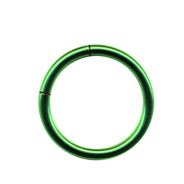 Segmentring Chirurgenstahl Piercing Ring Grün