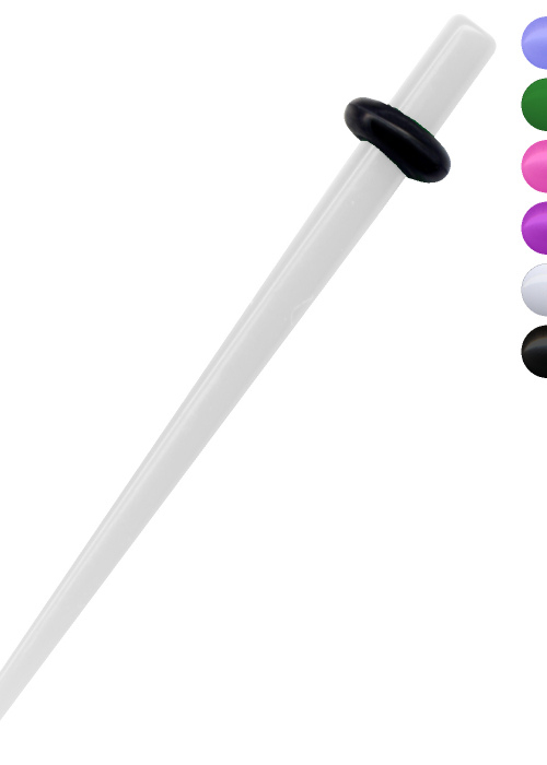 Dehnungsstab Acryl Weiss Bunt 