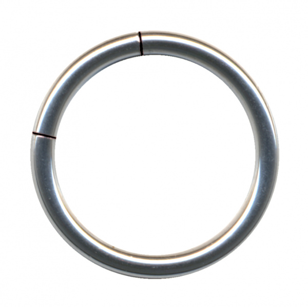 Segmentring Chirurgenstahl Piercing Ring Silber