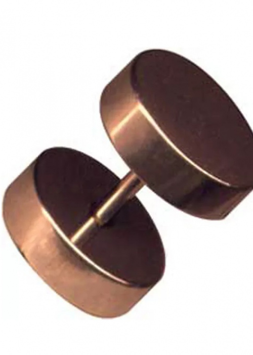 Fake Plug Chrirurgenstahl Roséold poliert 1,2mm