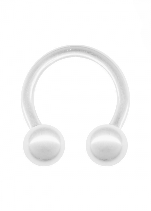 Horse Shoe Circular Barbell RIng CBR Black (2)